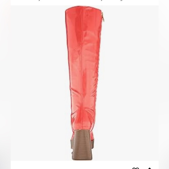 Circus NY by Sam Edelman Sandy Knee High Platform Boots Poppy Haze Orange sz 7 - Picture 4 of 10